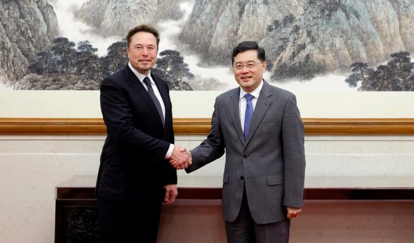 China foreign minister meets with Elon Musk in Beijing | Baaghi TV