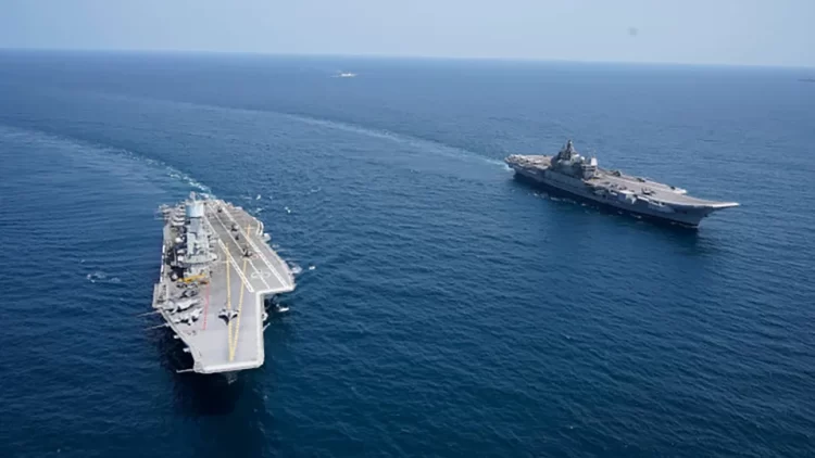 aircraft carrier exercise