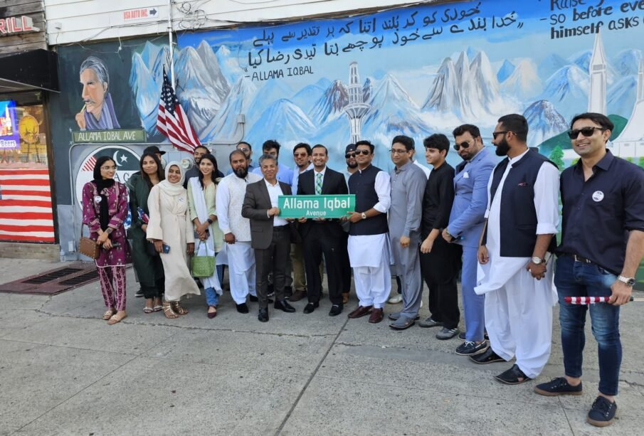 New York Street renamed to Honor Allama Iqbal, Pakistani Heritage | Baaghi TV