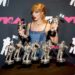 Taylor Swift poses with 9 awards at MTV Video Award show