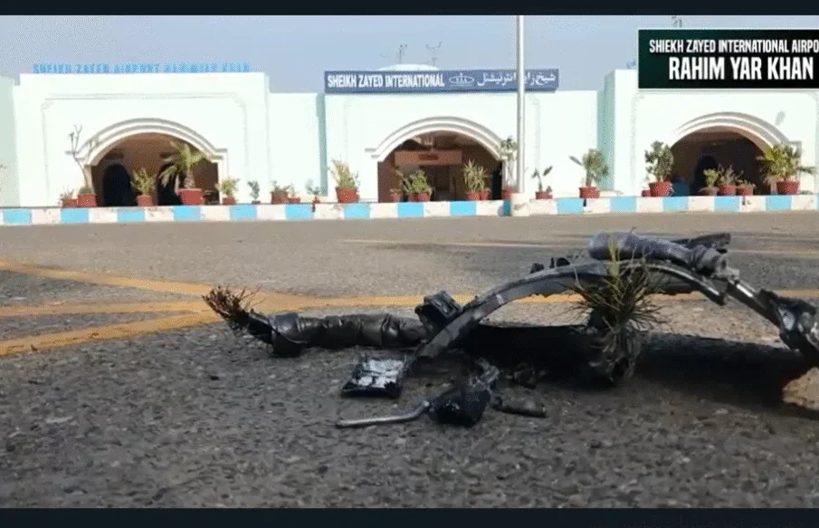 Sheikh Zayed International Airport damaged in cowardly Indian attack | Baaghi TV