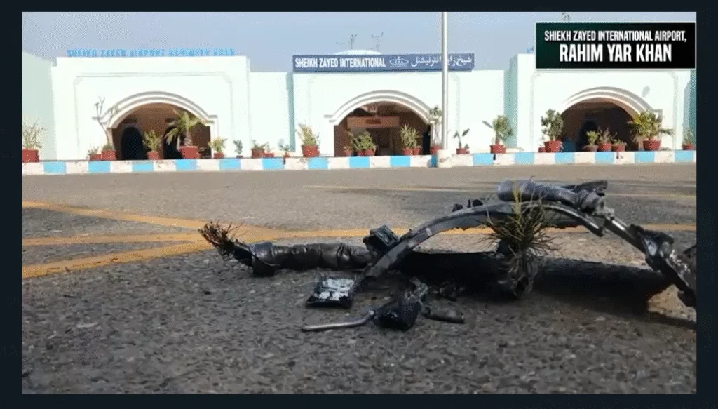 Sheikh Zayed International Airport damaged in cowardly Indian attack | Baaghi TV