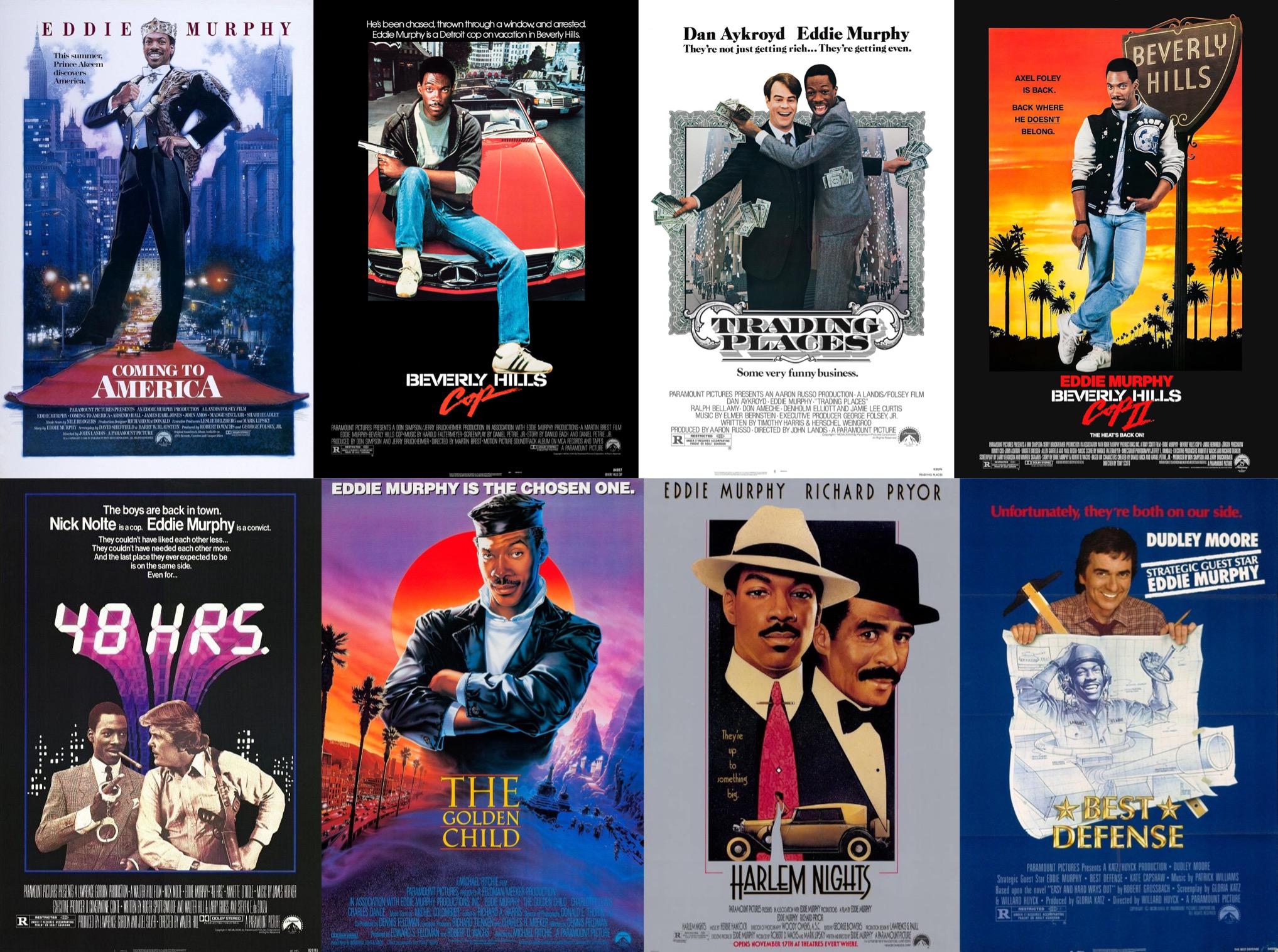 Eddie Murphy's Popular Movies