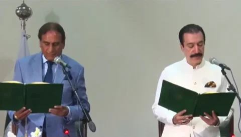 Faisal Rathore Sworn in as New AJK Prime Minister After No-Confidence Vote | Baaghi TV