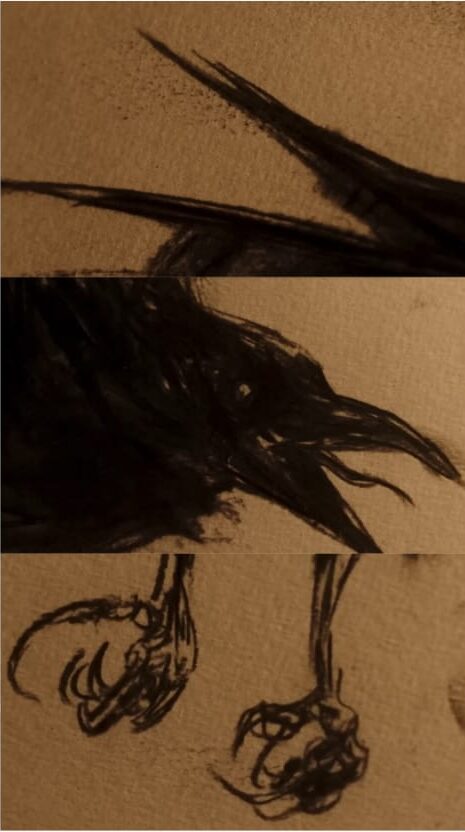 The crow from Benedict Cumberbatch's grief is the thing with feathers