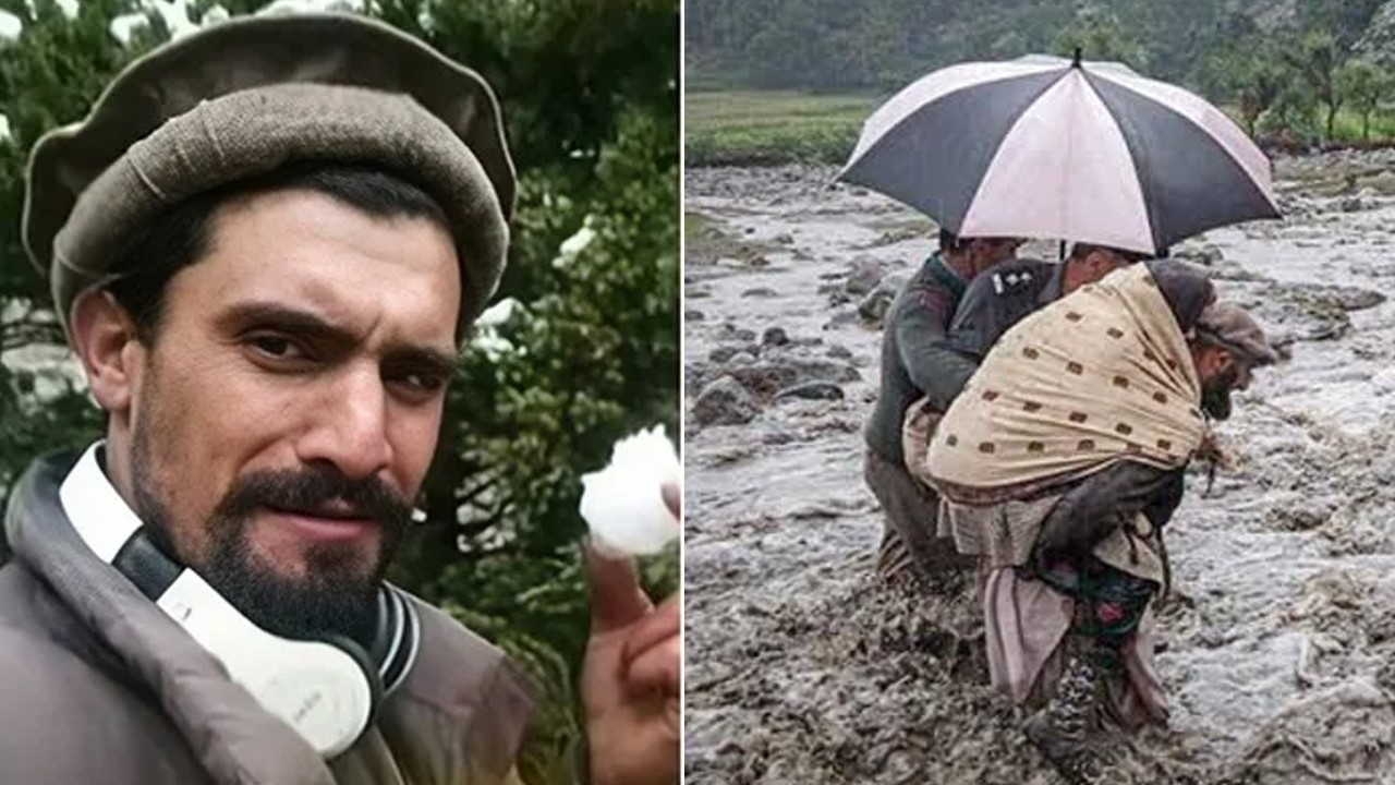 A picture of Wasit Khan - a man who gave out flood warnings