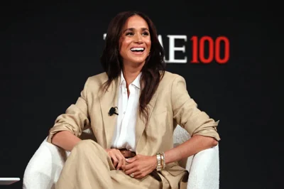 Meghan Markle in a Press Conference